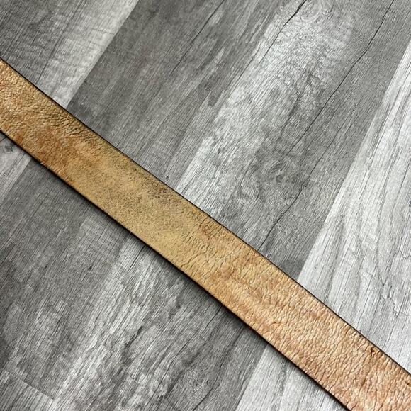 Vintage Leather Brown Embossed Western Cowboy Belt Cabela's Size 40 - Picture 9 of 10